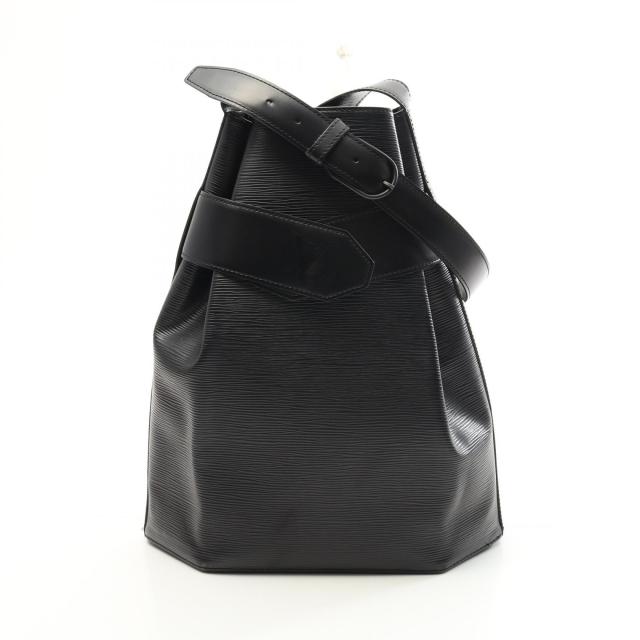 ルイ・ヴィトン LOUIS VUITTON サックデポールGM エピ ノワール ショルダーバッグ バッグ レザー レディース ブラック系 M80155 【中古】