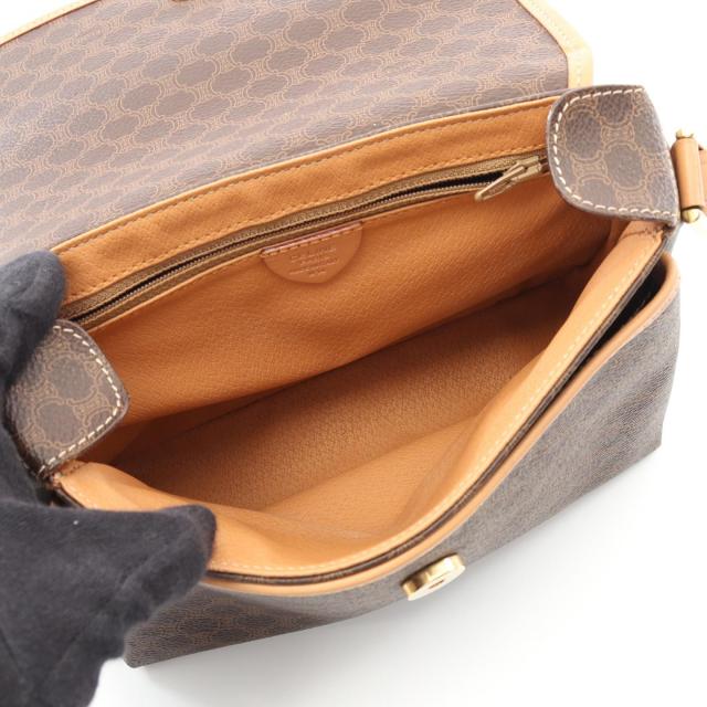 セリーヌ CELINE マカダム ショルダーバッグ バッグ PVCコーティング  