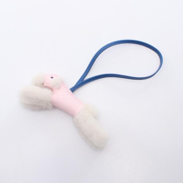 エルメス HERMES バディチャーム チャーム アクセサリー ムートン アニョーミロ アニョーミロ レディース ピンク系 / ブルー系 / ローズダーリン 【中古】