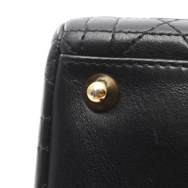 新品・未使用】 Lady Dior (レディディオール)ミニ折り財布 ブラック