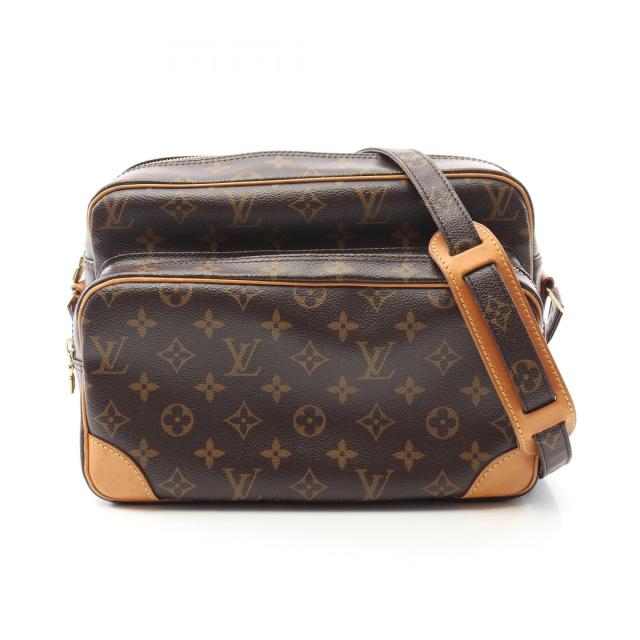 ルイ・ヴィトン LOUIS VUITTON ナイル ショルダーバッグ バッグ PVCコーティングキャンバス レザー モノグラム レディース ブラウン系 M45244 【中古】