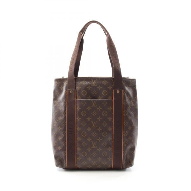 ルイ・ヴィトン LOUIS VUITTON カバ ボブール トートバッグ バッグ PVCコーティングキャンバス レザー モノグラム メンズ レディース ブラウン系 M53013 【中古】