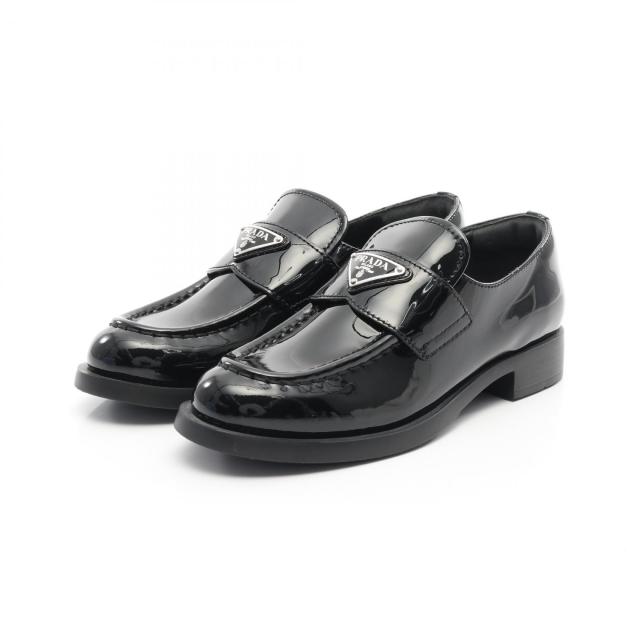 プラダ PRADA トライアングルロゴ ローファー 靴 パテントレザー プラダ PRADA トライアングルロゴ ローファー 靴 パテントレザー