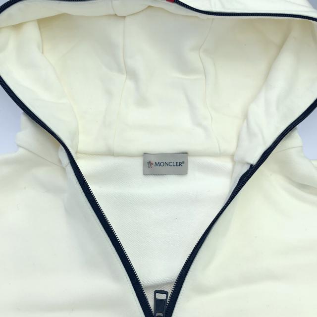 モンクレール MONCLER パーカー 衣料品 トップス コットン メンズ ホワイト系 【中古】 モンクレール MONCLER パーカー パーカー 衣料品 トップス コットン