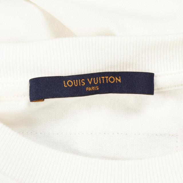 ルイ・ヴィトン LOUIS VUITTON TOURIST VS PURIST カットソー 衣料品 トップス コットン メンズ ホワイト系 【中古】 ルイ・ヴィトン LOUIS VUITTON TOURIST VS PURIST カットソー 衣料品