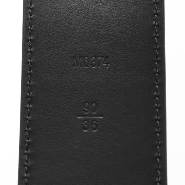 ルイ・ヴィトン LOUIS VUITTON サンチュール ダウンタウン ベルト 衣料品 PVCコーティングキャンバス ダミエ・グラフィット メンズ ブラック系 M0374 【中古】 ルイ・ヴィトン LOUIS VUITTON サンチュール ダウンタウン ベルト 衣料