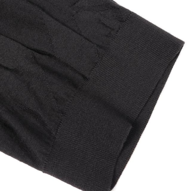 エルメス HERMES ニット 衣料品 トップス ウール メンズ ブラック系 *31-5725 【中古】