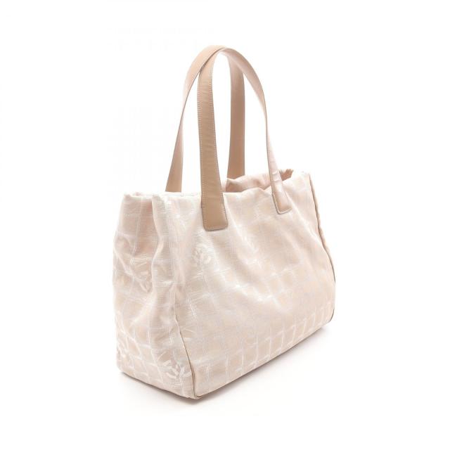 シャネル CHANEL ニュートラベルラインMM トートバッグ バッグ レザー