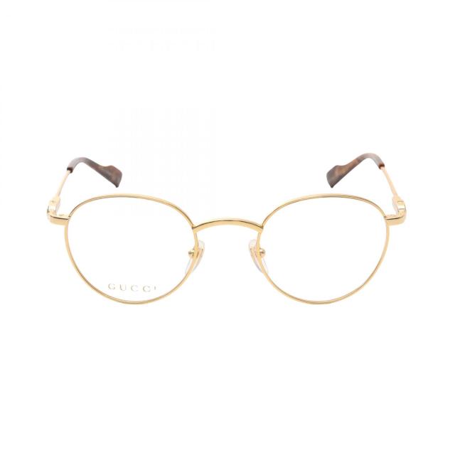 グッチ GUCCI 伊達 メガネ 衣料品 プラスチック / GP レディース ゴールド系 【中古】
