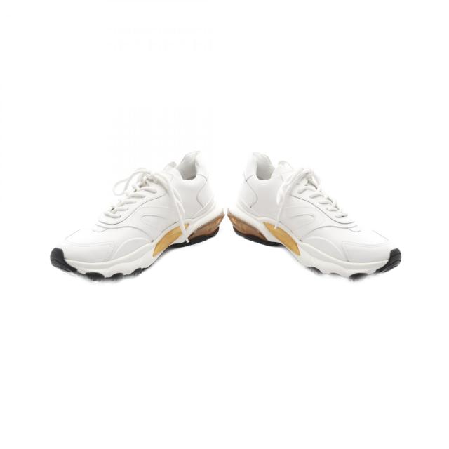 ヴァレンティノ・ガラヴァーニ Valentino Garavani Vロゴ スニーカー 靴 レザー メンズ ホワイト系 / ブラック系 TTB05Y2 【中古】 ヴァレンティノ・ガラヴァーニ Valentino Garavani Vロゴ スニーカー