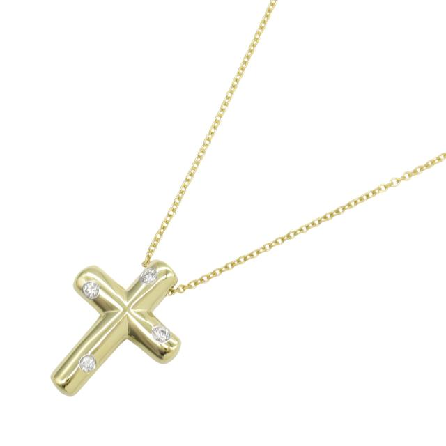 新品】K18 ティアドロップダイヤモンドネックレス anq.（アンク）の