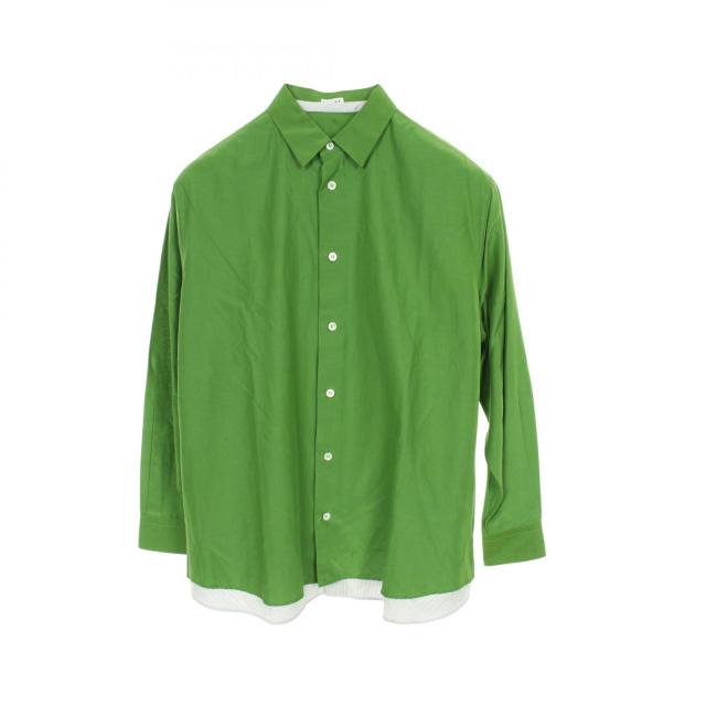 ロエベ LOEWE 衣料品 トップス コットン シルク レディース グリーン系 / グレー系 S359Y05XBL 【中古】