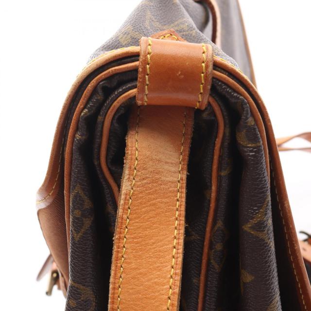 【岩国店】　Lv ルイヴィトン モノグラム ソミュール35 ショルダーバッグ M42254　【中古】 ルイヴィトン LV ソミュール 35 ショルダーバッグ モノグラム ルイ