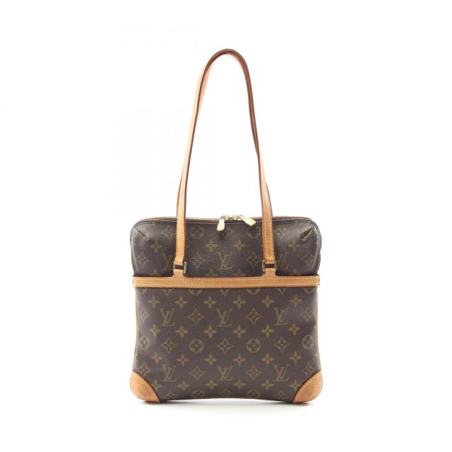ルイ・ヴィトン LOUIS VUITTON クーサンGM ショルダーバッグ バッグ PVCコーティングキャンバス レザー モノグラム レディース ブラウン系 M51141 【中古】