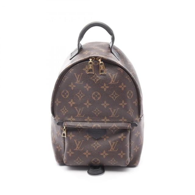 ルイ・ヴィトン LOUIS VUITTON パームスプリングス バックパックPM リュックサック バックパック バッグ PVCコーティングキャンバス レザー モノグラム レディース ブラウン系 / ブラック系 M44871 【中古】