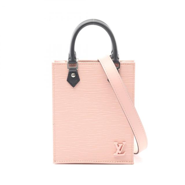 ルイ・ヴィトン LOUIS VUITTON プティット サックプラ ハンドバッグ バッグ レザー エピ レディース ピンク系 / ブラック系 M69575 【中古】