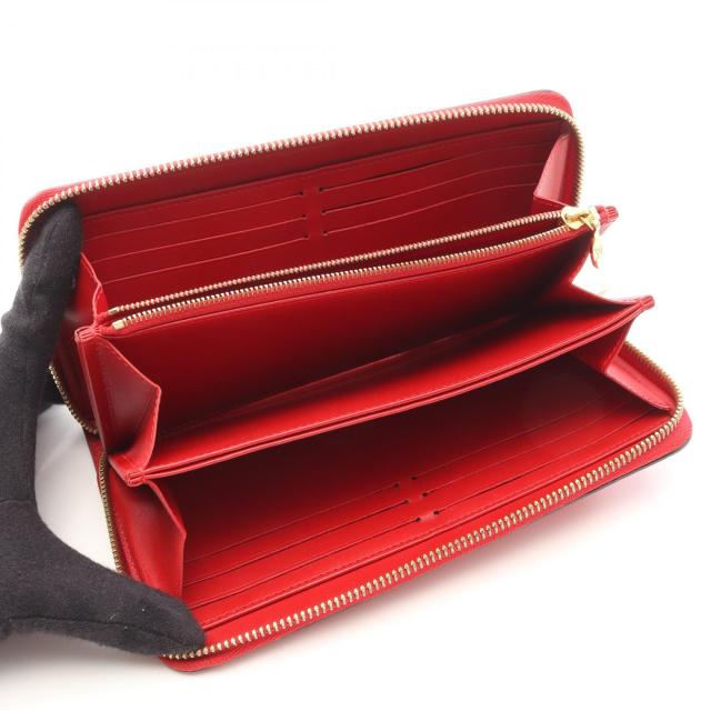 ルイヴィトン　ヴェルニ ジッピーウォレット 長財布　レッド ルイヴィトン ヴェルニ ジッピーウォレット 長財布 レッド ルイ