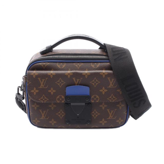 【美品】 LOUIS VUITTON M56717 モノグラムマカサー バスpm LOUIS VUITTON ルイヴィトン M56717 バスPM モノグラムマカサー