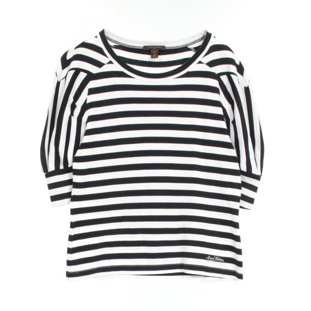 ルイ・ヴィトン LOUIS VUITTON カットソー 衣料品 トップス コットン レディース ブラック系 / ホワイト系 RW091W WOTS06JDH 【中古】