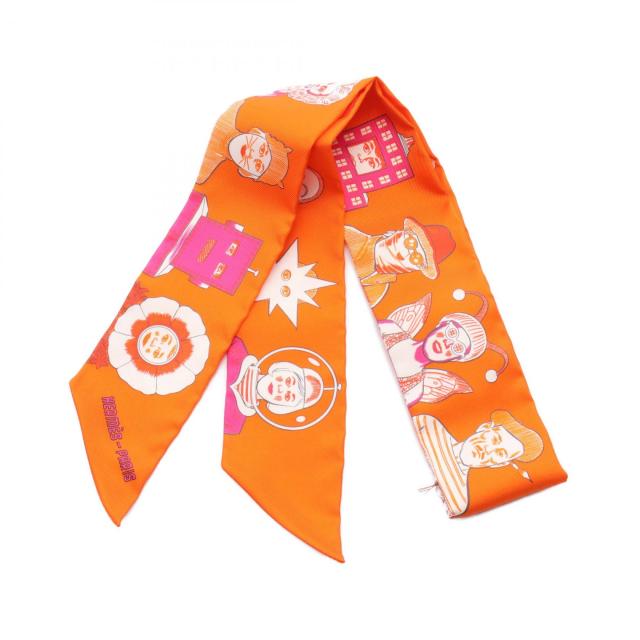 エルメス HERMES ツイリー DRESS CODE スカーフ 衣料品 シルク シルク