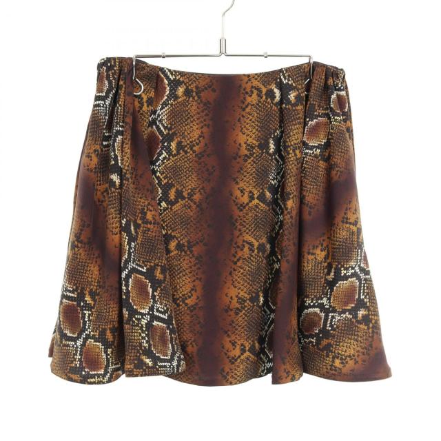 ヴェルサーチ VERSACE スカート 衣料品 ボトムス ポリエステル レディース ブラウン系 / マルチカラー 【中古】 ヴェルサーチ VERSACE スカート 衣料品 ボトムス ポリエステル