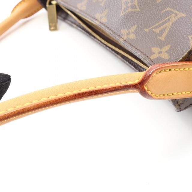 ルイヴィトン LOUIS VUITTON ルーピングMM モノグラム ショルダーバッグ PVC レザー ブラウン M51146 レディース 中古 ルイ・ヴィトン LOUIS VUITTON ルーピングMM ショルダーバッグ バッグ