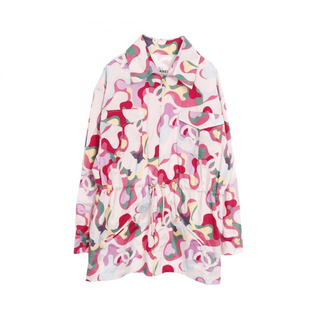 シャネル CHANEL ココマーク 衣料品 アウター シルク レディース ピンク系 / マルチカラー P70193V61773 【中古】