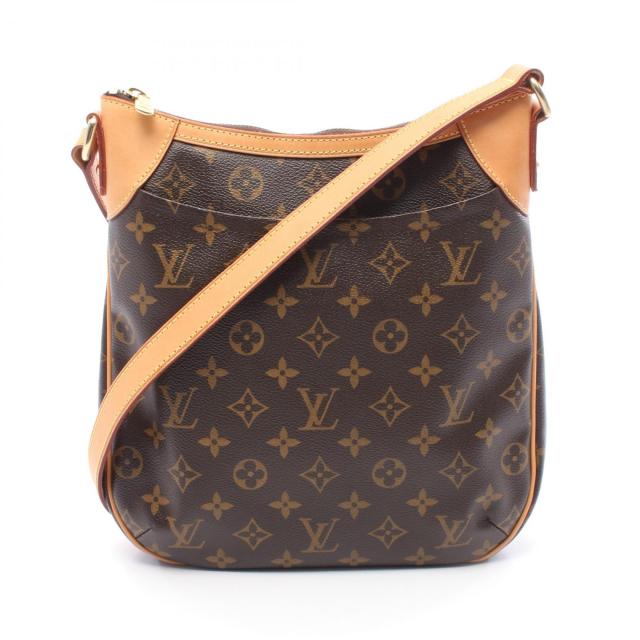 ルイ・ヴィトン LOUIS VUITTON オデオンPM モノグラム ショルダーバッグ バッグ PVCコーティングキャンバス レザー レディース ブラウン系 M56390 【中古】