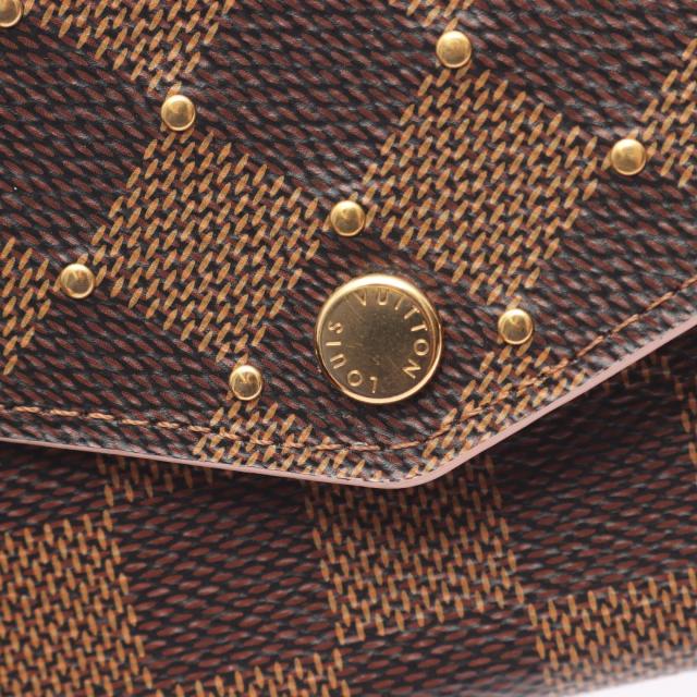 ルイヴィトン ダミエ エベヌ ポルトフォイユ サラ 二つ折り財布 ブラウン ルイヴィトン ダミエ エベヌ ポルトフォイユ サラ 二つ折り財布