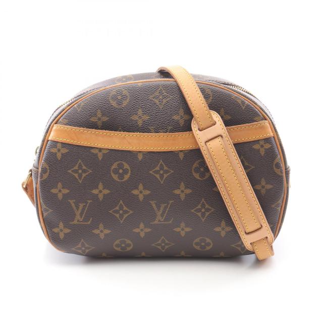 ルイ・ヴィトン LOUIS VUITTON ブロワ モノグラム ショルダーバッグ バッグ PVCコーティングキャンバス レザー レディース ブラウン系 M51221 【中古】