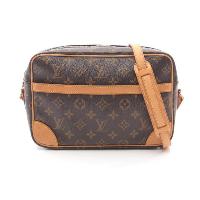 ルイ・ヴィトン LOUIS VUITTON トロカデロ27 モノグラム ショルダーバッグ バッグ PVCコーティングキャンバス レザー レディース ブラウン系 M51274 【中古】