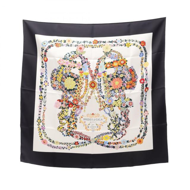 HERMES 【その他】 スカーフ カレ90 BRIDES de GALA シルク 🎏 マルチ