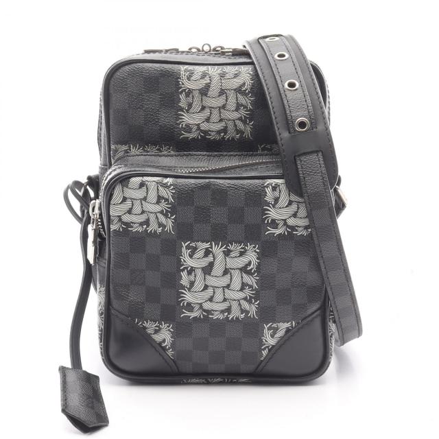 ルイ・ヴィトン LOUIS VUITTON アマゾン クリストファーネメス ダミエグラフィット ショルダーバッグ バッグ PVCコーティングキャンバス メンズ ブラック系 N48239 【中古】