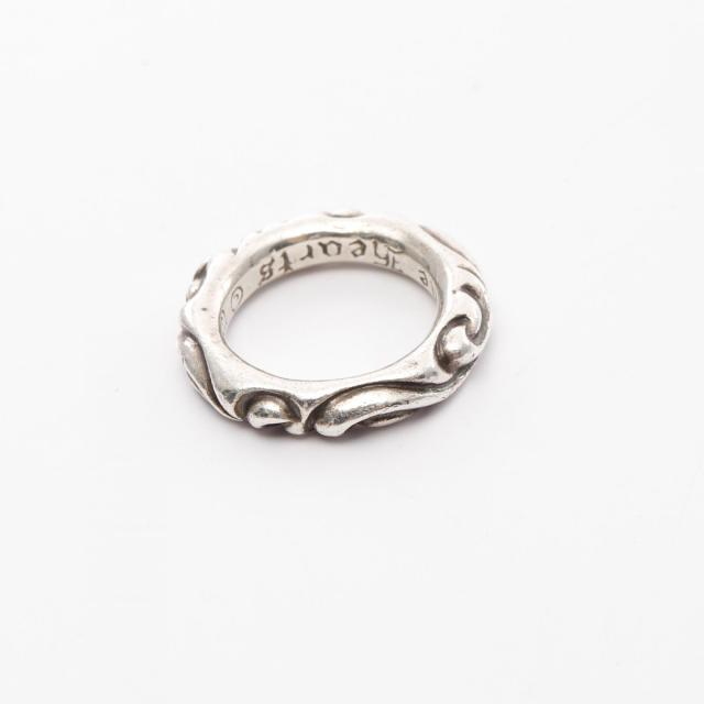 クロムハーツ スクロール バンド リング 13.5号 シルバー 指輪 925
