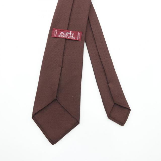 エルメス HERMES H柄 ネクタイ 衣料品 シルク シルク メンズ