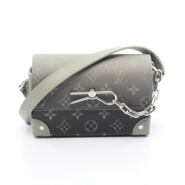 ルイ・ヴィトン LOUIS VUITTON スティーマー ウェアラブル ウォレット モノグラムグラディエント ショルダーバッグ バッグ PVCコーティングキャンバス レザー レディース カーキ系 M11543 【中古】