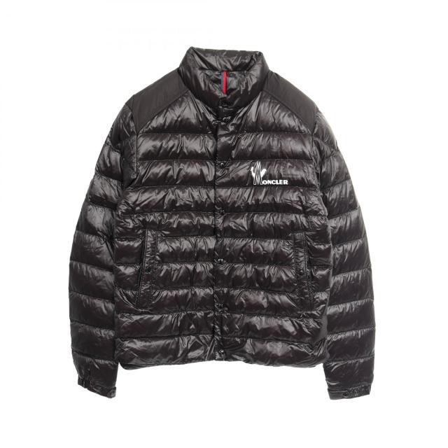 モンクレール MONCLER ALTON ダウンジャケット 衣料品 アウター ナイロン メンズ ブラック系 1A11110 【中古】