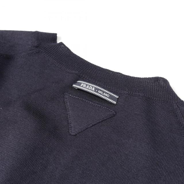 プラダ PRADA トライアングルロゴ ニット 衣料品 トップス ウール