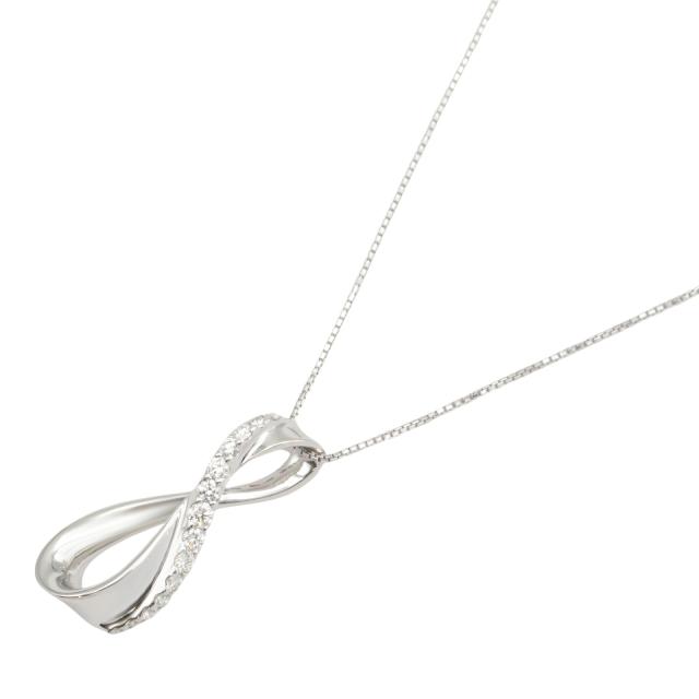 TASAKI ダイヤモンド ネックレス K18WG レディース タサキ TASAKI  