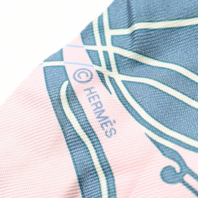 エルメス HERMES ツイリー EX-LIBRIS スカーフ 衣料品 シルク シルク  