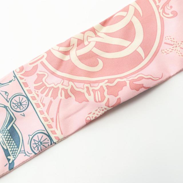 エルメス HERMES ツイリー EX-LIBRIS スカーフ 衣料品 シルク シルク  