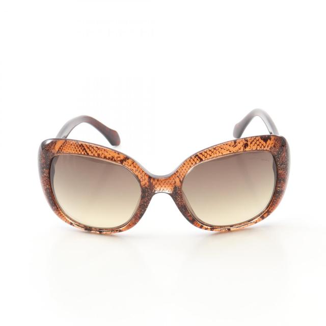 ロベルトカバリ Roberto Cavalli alula サングラス 衣料品 プラスチック レディース ブラウン系 / ゴールド系 828s 【中古】