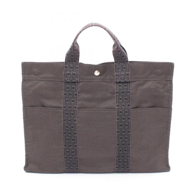 美品✨エルメス　エールライン　トートバッグ　A4収納可能　グレー　ユニセックス エルメス トートバッグ グレー HERMES エールラインMM