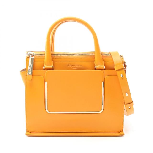 ロジェ ヴィヴィエ Roger Vivier ハンドバッグ バッグ レザー レディース オレンジ系 【中古】