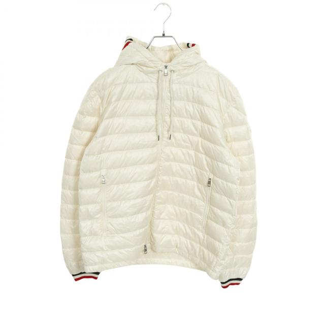 モンクレール MONCLER GIROUX ダウンジャケット 衣料品 アウター ナイロン メンズ アイボリー系 4035599 【中古】