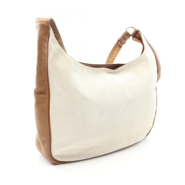 LOEWE ショルダーバッグ ホワイト/ブラウン LOEWE ロエベ バルーン