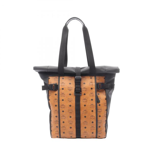 MCM レザートートバッグ MCM ブラウン レザー トートバッグ MCM バッグ