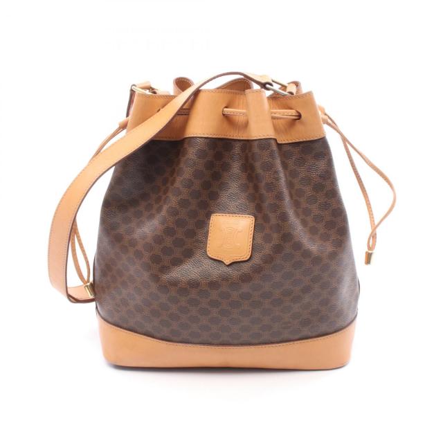 セリーヌ CELINE マカダム ショルダーバッグ バッグ PVCコーティング  