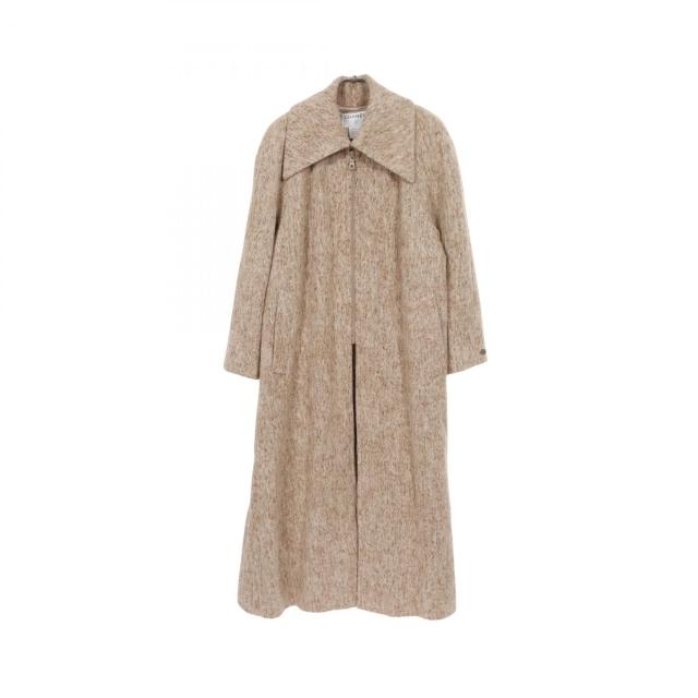 シャネル CHANEL 衣料品 アウター アルパカ レディース ベージュ系 【中古】