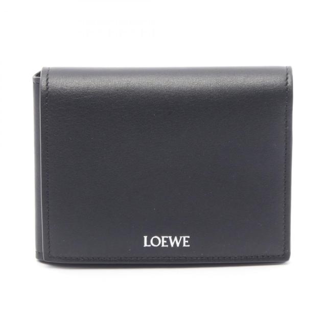 ロエベ LOEWE 二つ折り長財布 財布 レザー レディース ブラック ロエベ LOEWE 二つ折り長財布 財布 レザー レディース ブラック